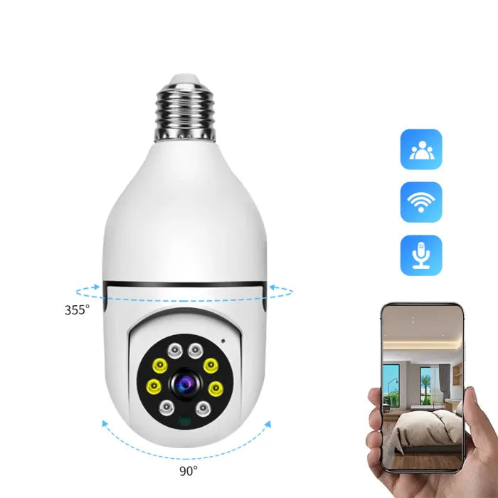 Zayna Mall™ Night Vision Wireless Bulb Camera