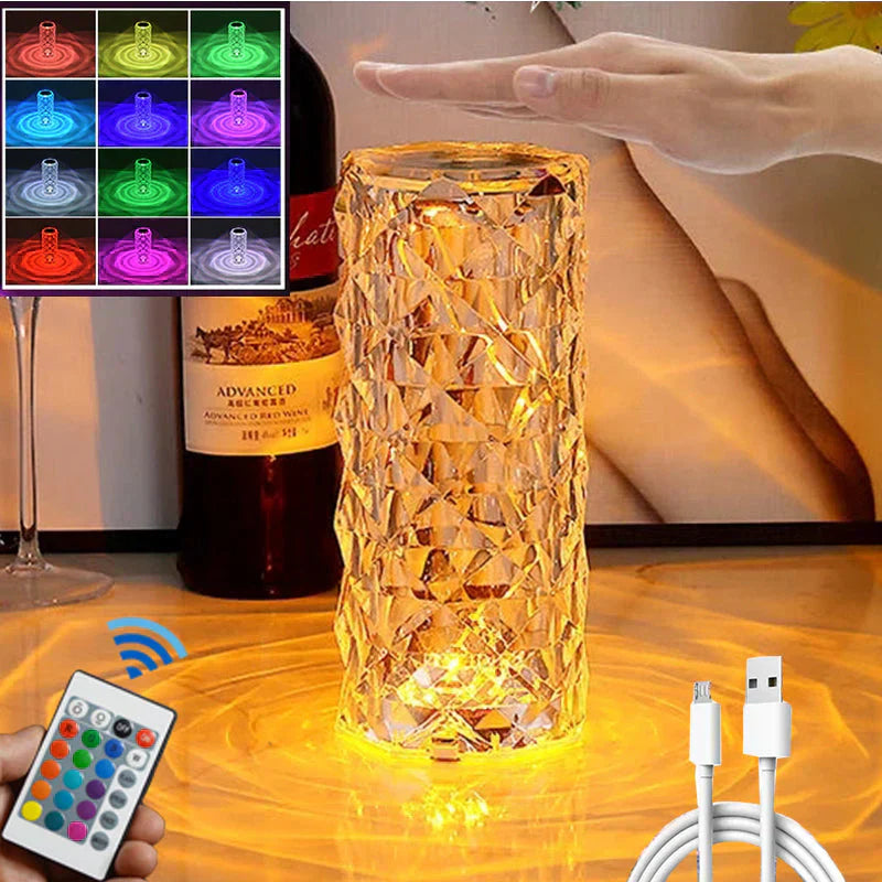 Zayna Mall™LED Crystal Table Lamp